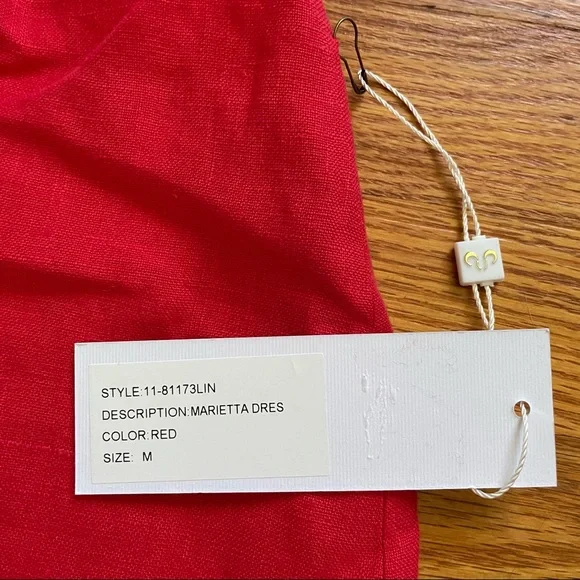 Ronny Kobo Red Marietta Cutout Linen Halterneck Maxi Dress - Picture 6 of 13